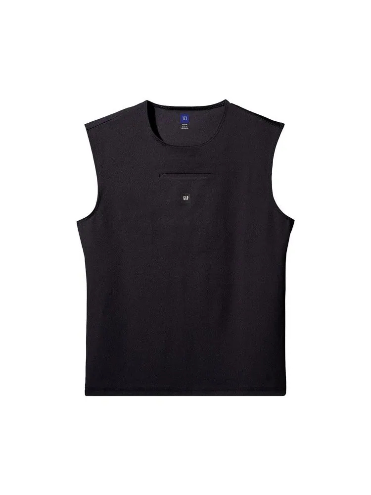 Топ Yeezy Gap Engineered by Balenciaga Sleeveless Second Skin — черный