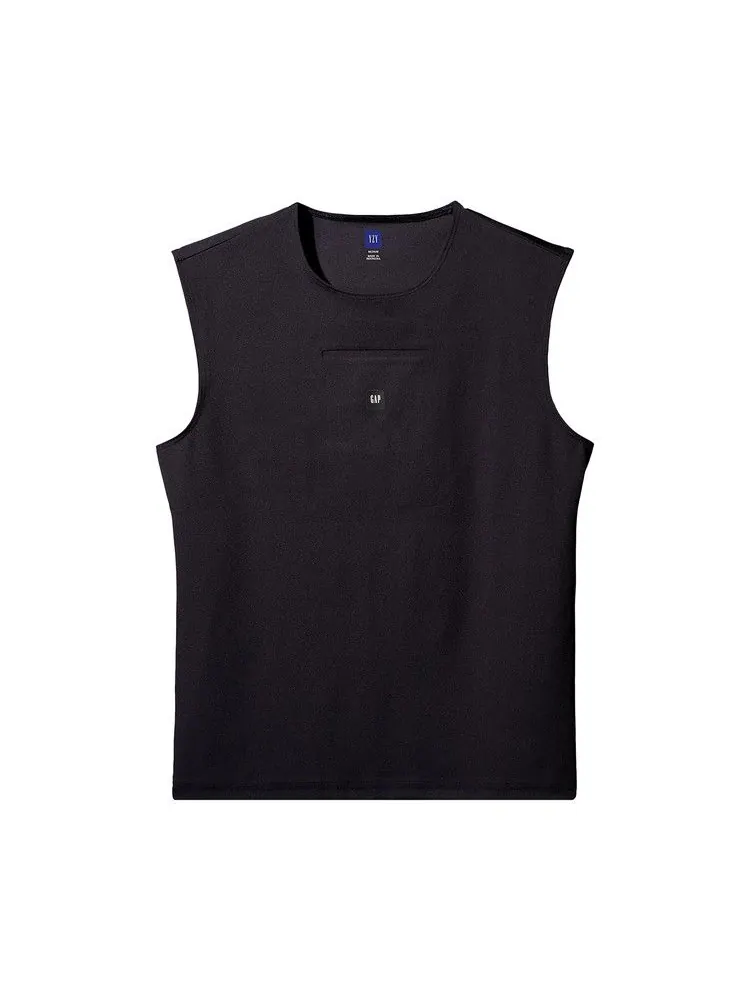 Топ Yeezy Gap Engineered by Balenciaga Sleeveless Second Skin — изображение 2 из 2, черный