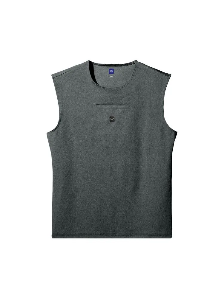 Топ Yeezy Gap Engineered by Balenciaga Sleeveless Second Skin — зеленый