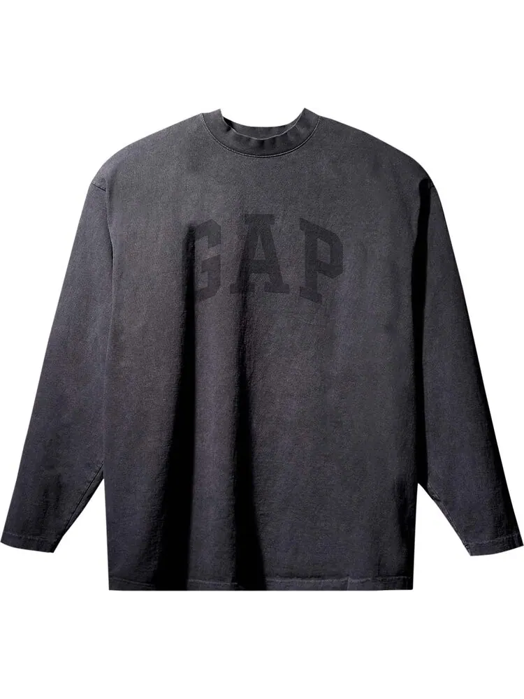 Лонгслив Yeezy Gap Engineered by Balenciaga Dove Long-Sleeve Tee 'Washed Black'