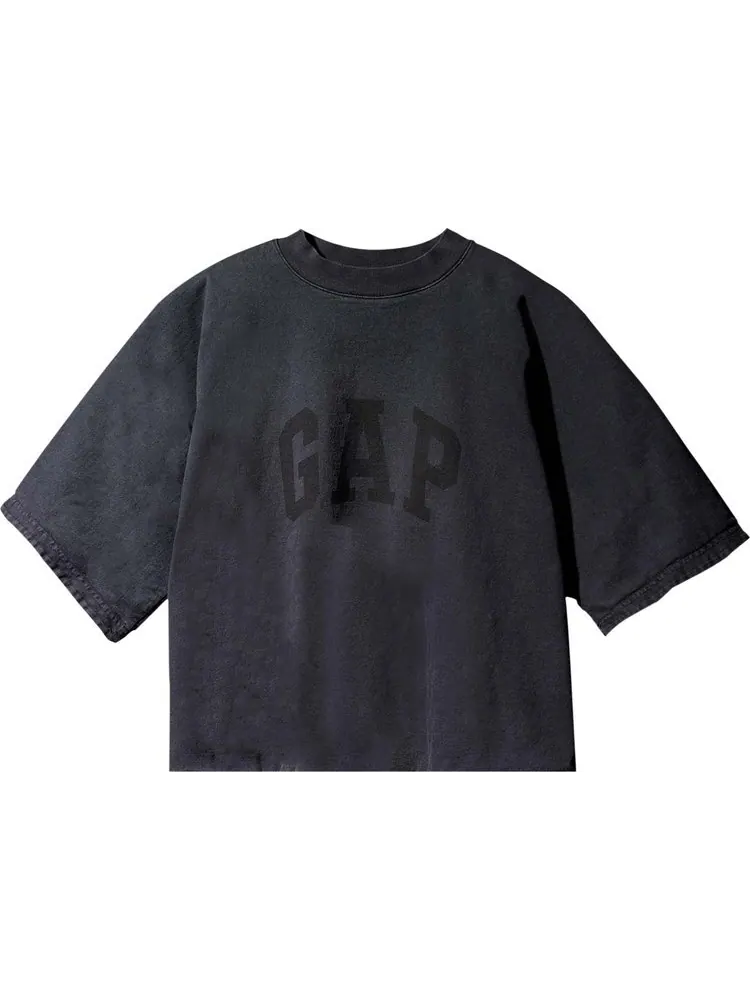 Футболка Yeezy Gap Engineered by Balenciaga Dove No Seam Tee 'Washed Black'