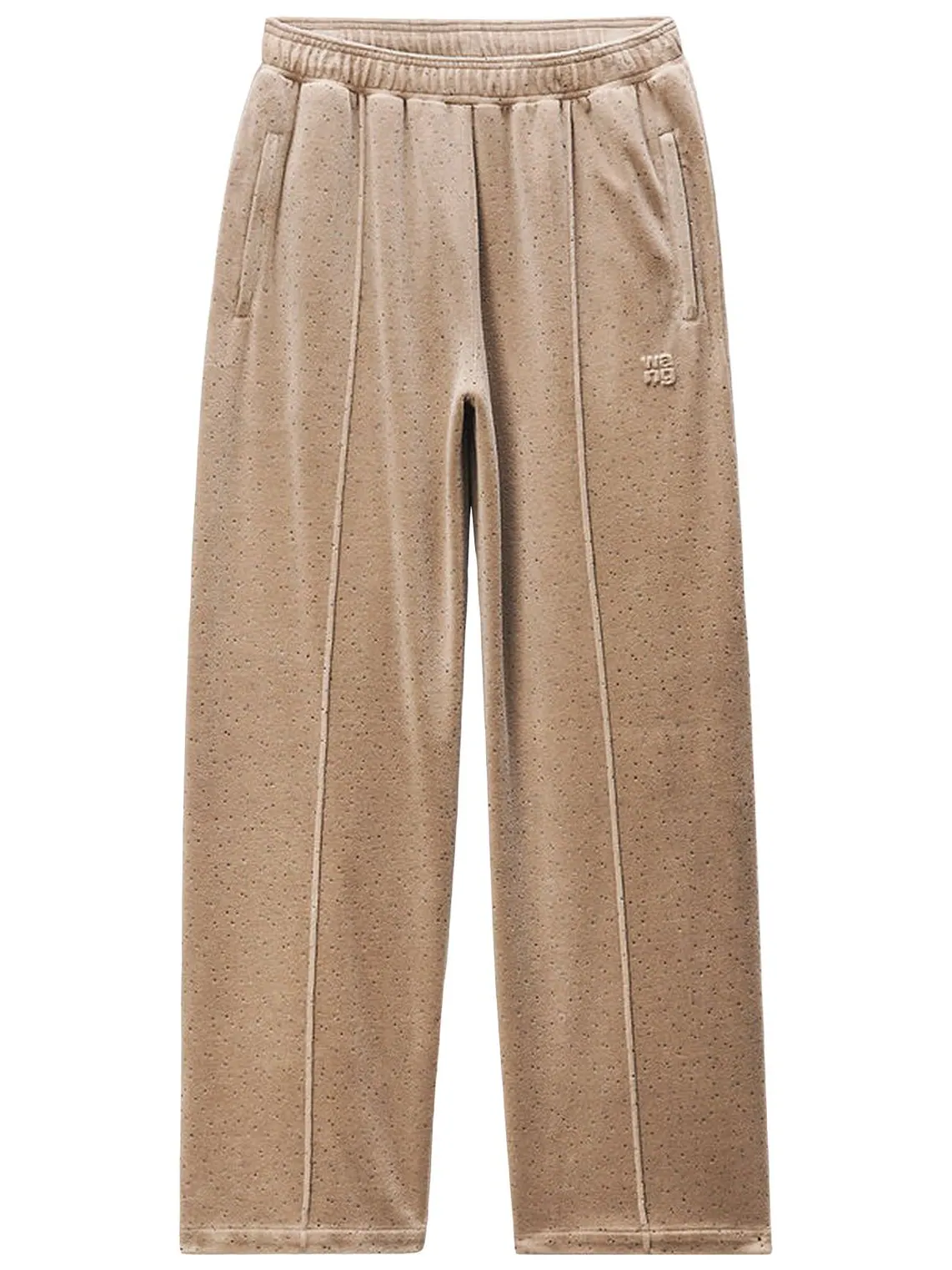 Брюки Alexander Wang Allover Hotfix Mid Rise Relaxed Pant