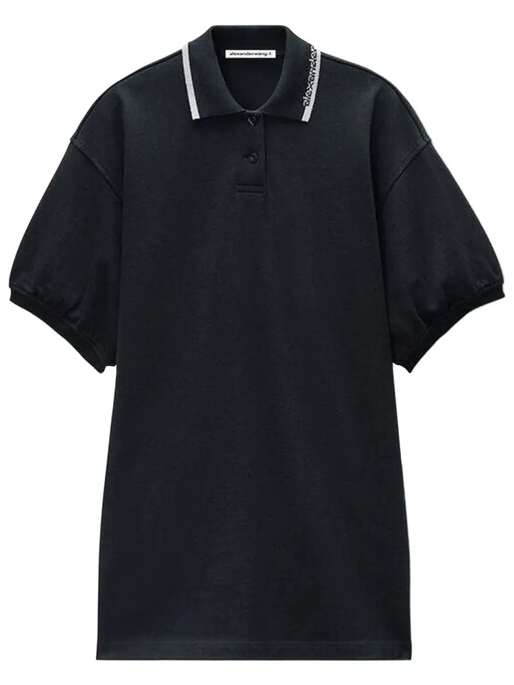 Свободное мини-платье-поло Alexander Wang