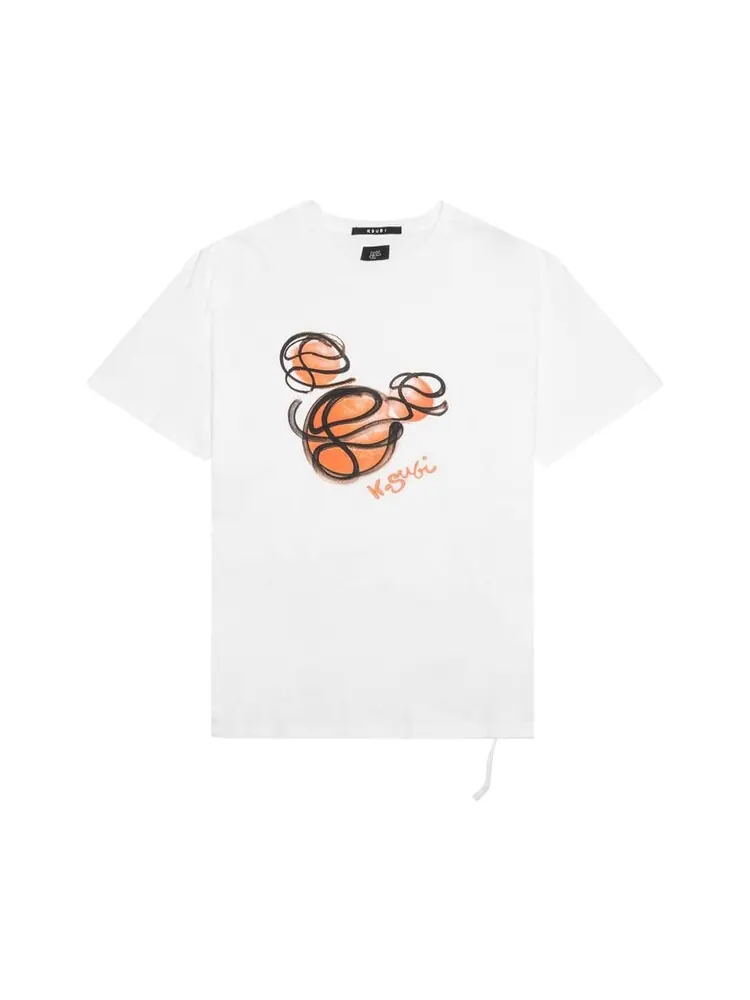 Футболка Ksubi Bball Biggie Tee 'White' — белый