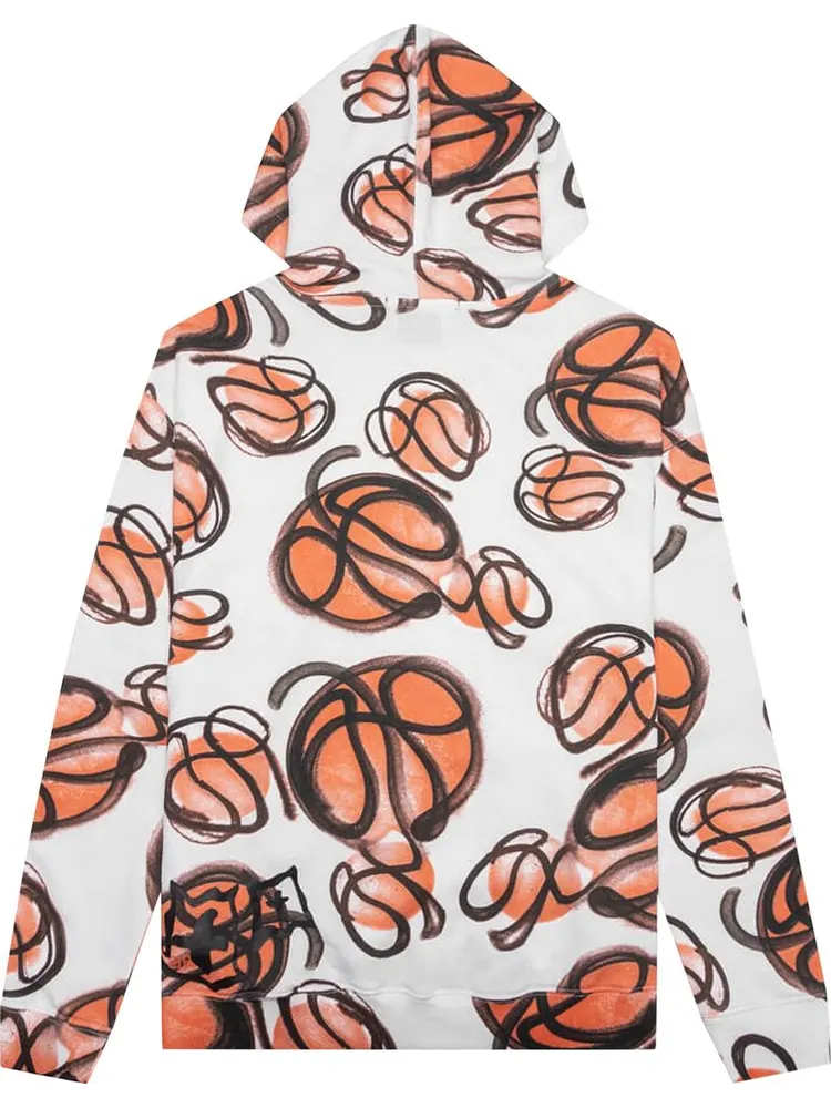 Худи Ksubi Bball Biggie Hoodie 'White' — изображение 2 из 2, белый