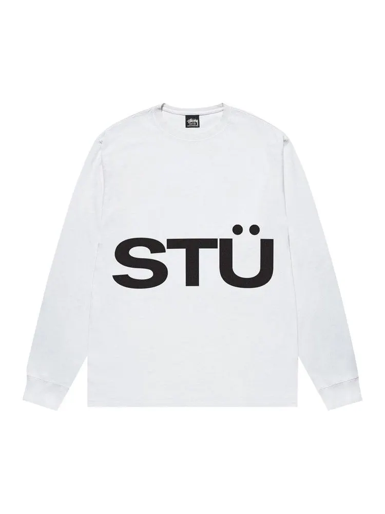 Футболка Stussy All Caps Long-Sleeve Tee