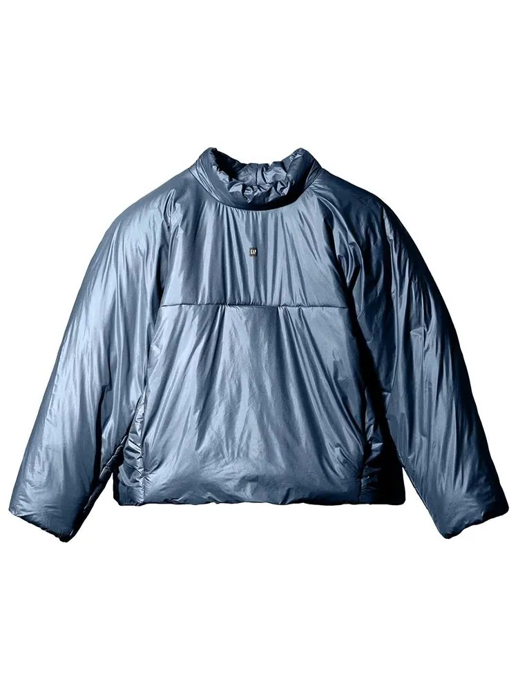 Пуловер Yeezy Gap Engineered by Balenciaga Mock Neck Pullover Dark Blue — синий
