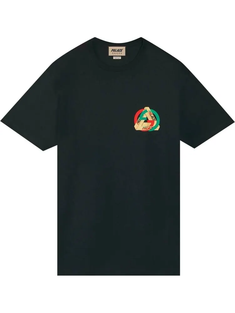 Футболка Gucci x Palace Printed Heavy Cotton Jersey T-Shirt Black