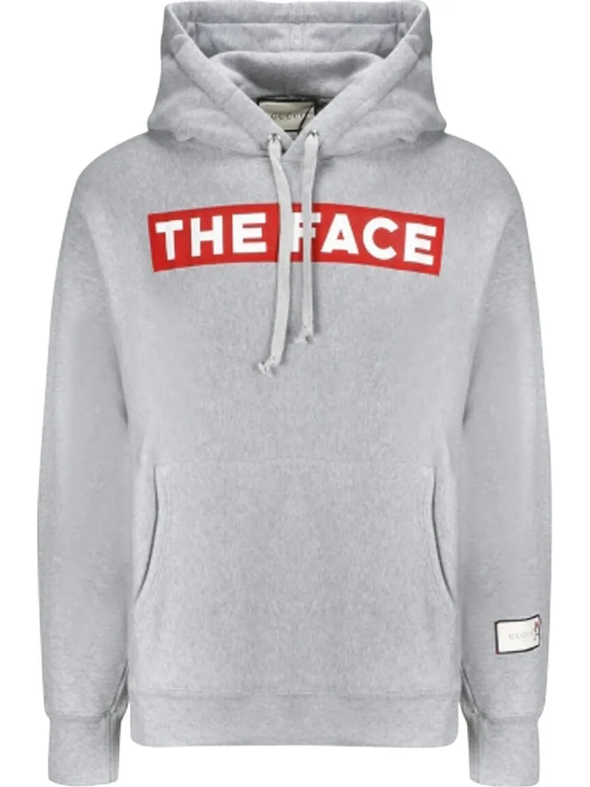 Худи Gucci The Face Hoodie Grey