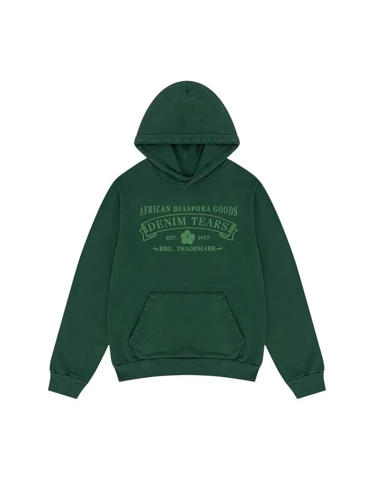 Худи Denim Tears ADG Hoodie Washed Green