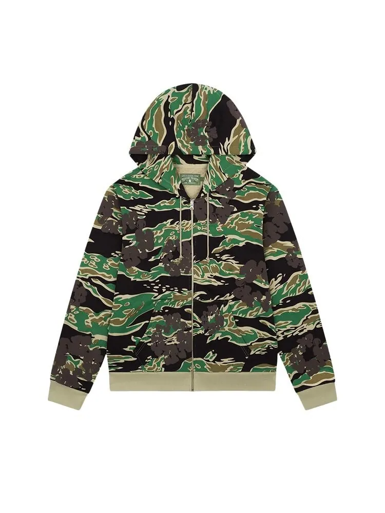 Худи Denim Tears The Wreath Zip Hoodie Multicolor Camo