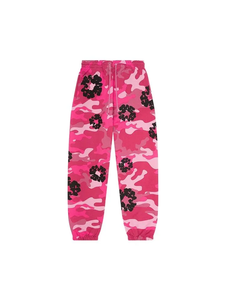 Спортивные брюки Denim Tears The Wreath Sweatpant Pink Camo