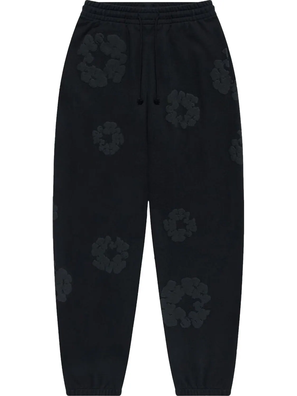 Спортивные брюки Denim Tears Cotton Wreath 'Black Monochrome'