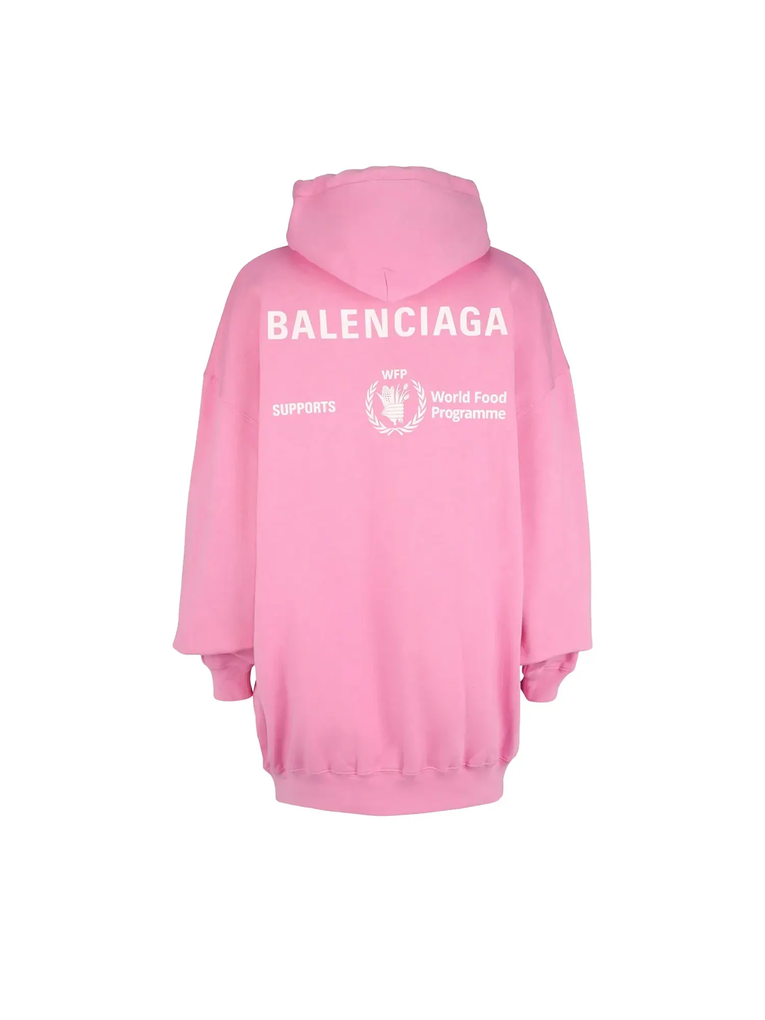 Худи Balenciaga x World Food Programme — изображение 2 из 3, розовый/белый