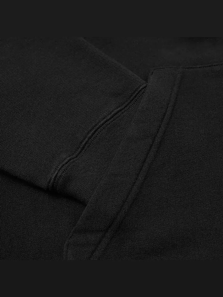 Худи Balenciaga Corporate Logo Popover Hoodie Black/White — изображение 3 из 3, черный