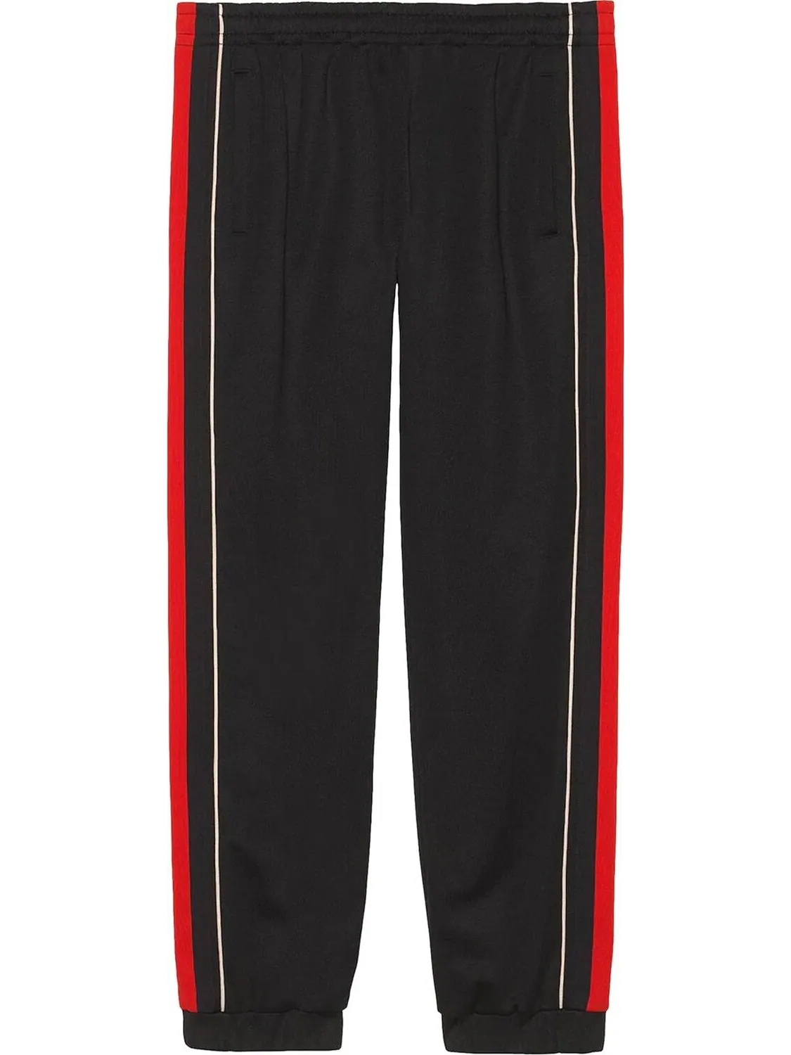 Спортивные штаны Gucci Web Stripe Sweatpants Black — изображение 1 из 1, черный