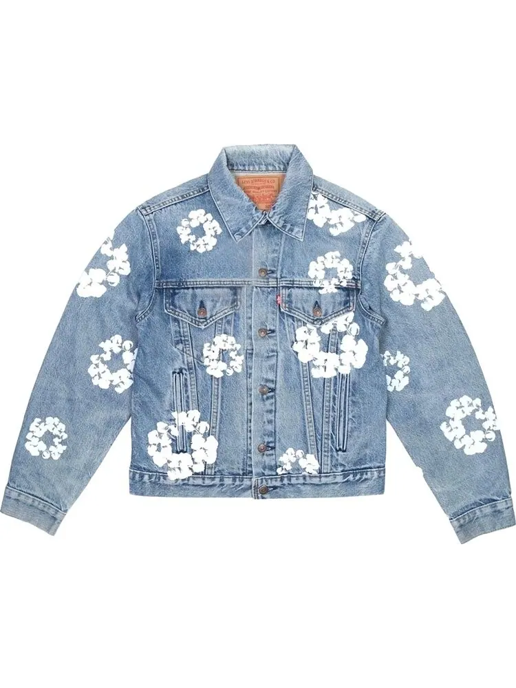 Куртка Levi's x Denim Tears Trucker Jacket 'Blue' — изображение 1 из 2, синий