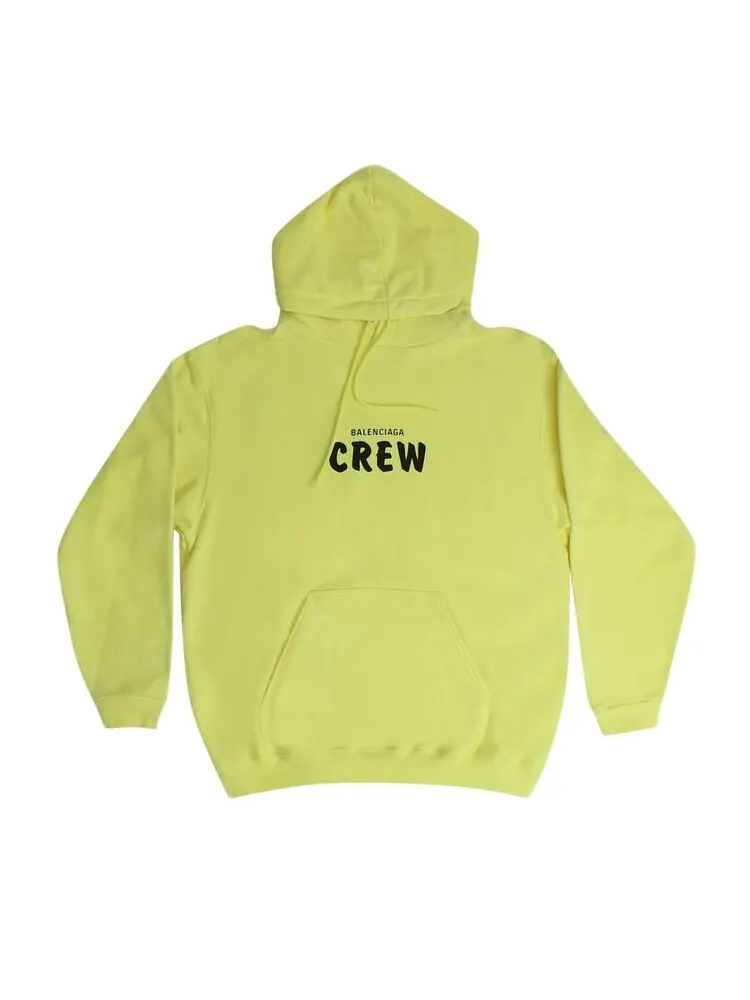 Худи Balenciaga Crew Logo Hoodie — изображение 1 из 1, зеленый
