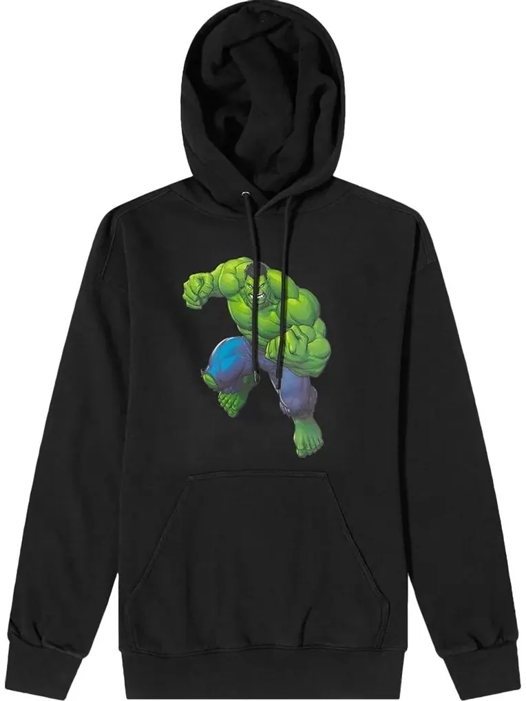 Худи Balenciaga Medium Fit Hoodie 'Black' — изображение 1 из 1, черный