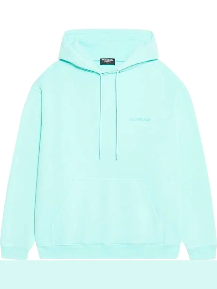 Худи Balenciaga Medium Fit Hoodie 'Mint'