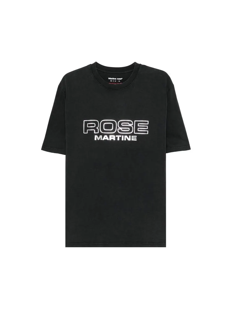 Футболка Martine Rose Classic T-Shirt 'Black Washed/Black'