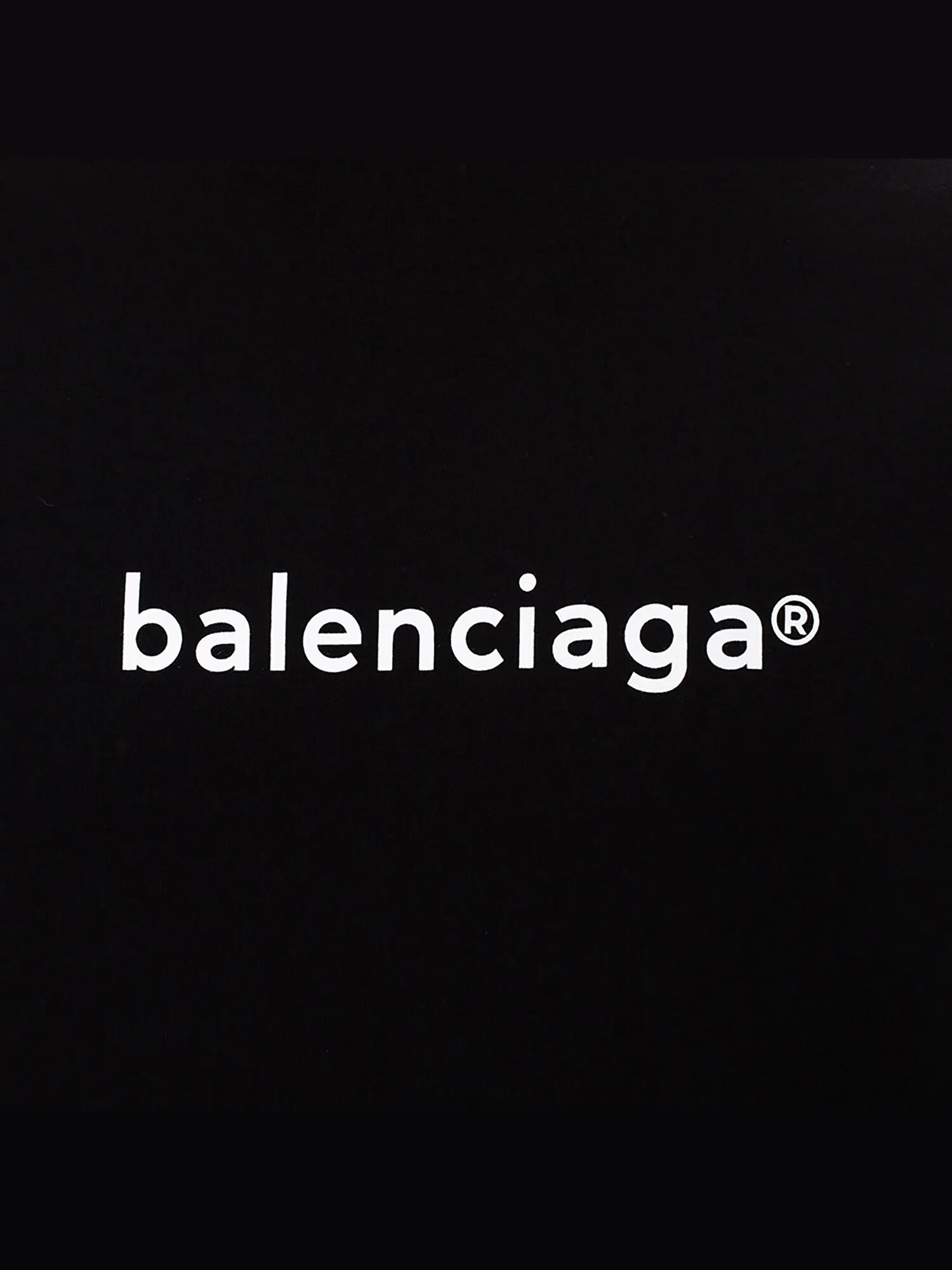 Футболка Balenciaga Copyright с логотипом — изображение 2 из 2, черный/белый