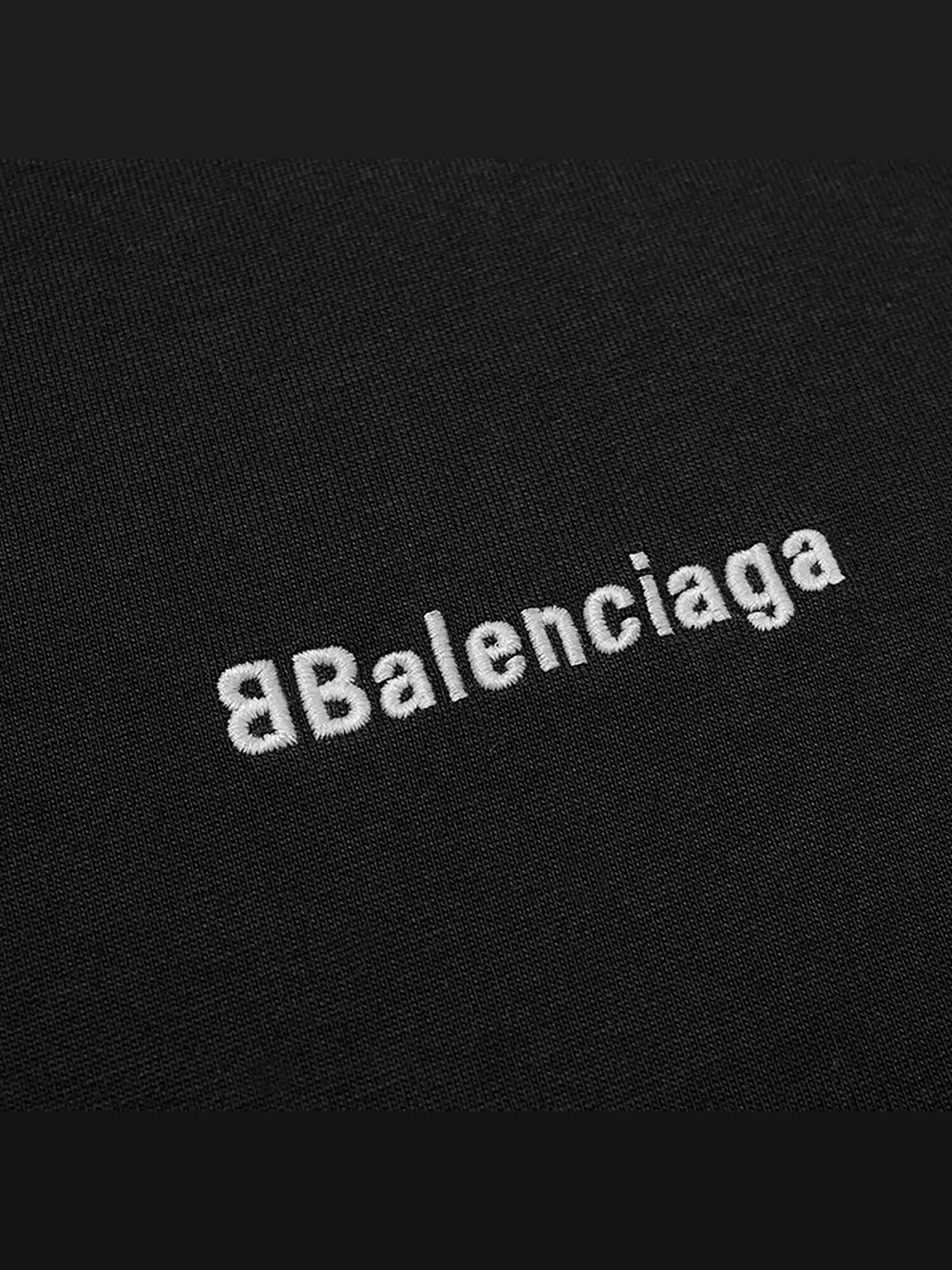 Футболка Balenciaga Corporate с логотипом — изображение 2 из 3, черный/белый