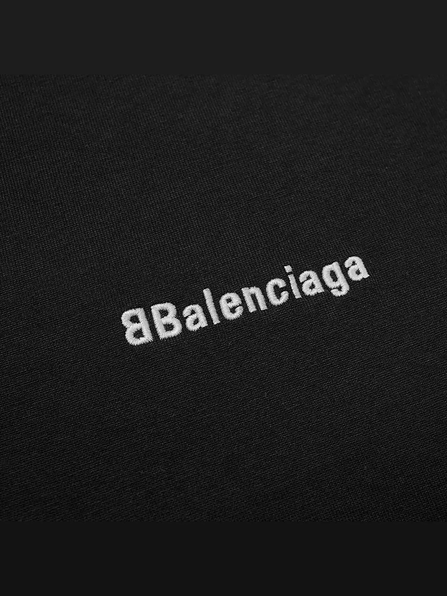 Футболка Balenciaga Corporate с логотипом — изображение 3 из 3, черный/белый