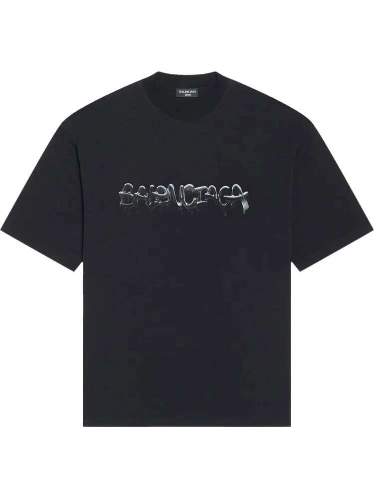 Футболка Balenciaga с логотипом