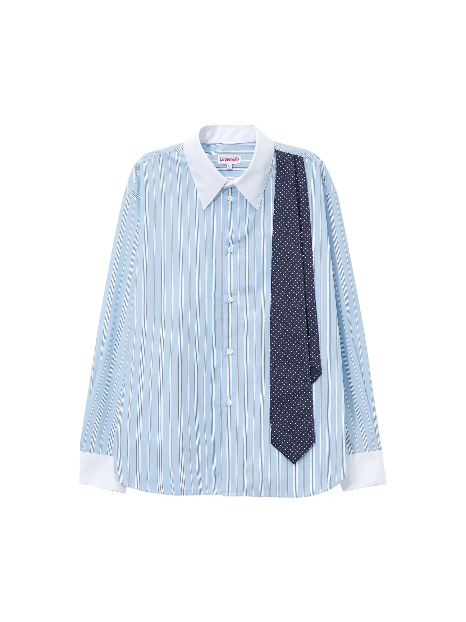 Футболка Charles Jeffrey Loverboy Late To Work Shirt — синий