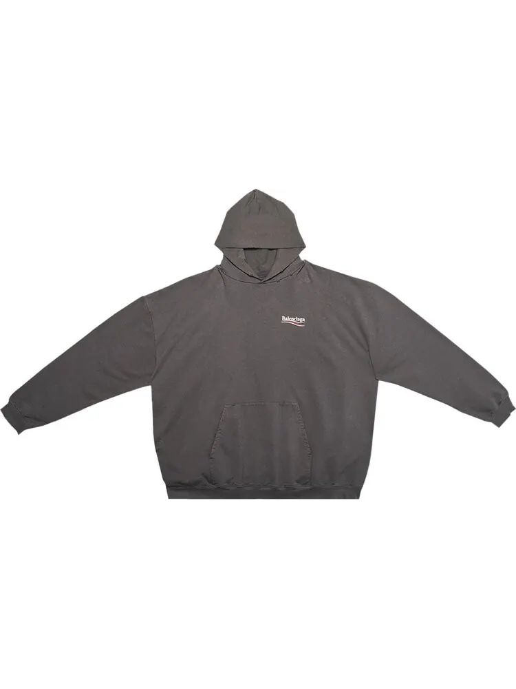 Худи Balenciaga Large Fit Hoodie 'Grey'