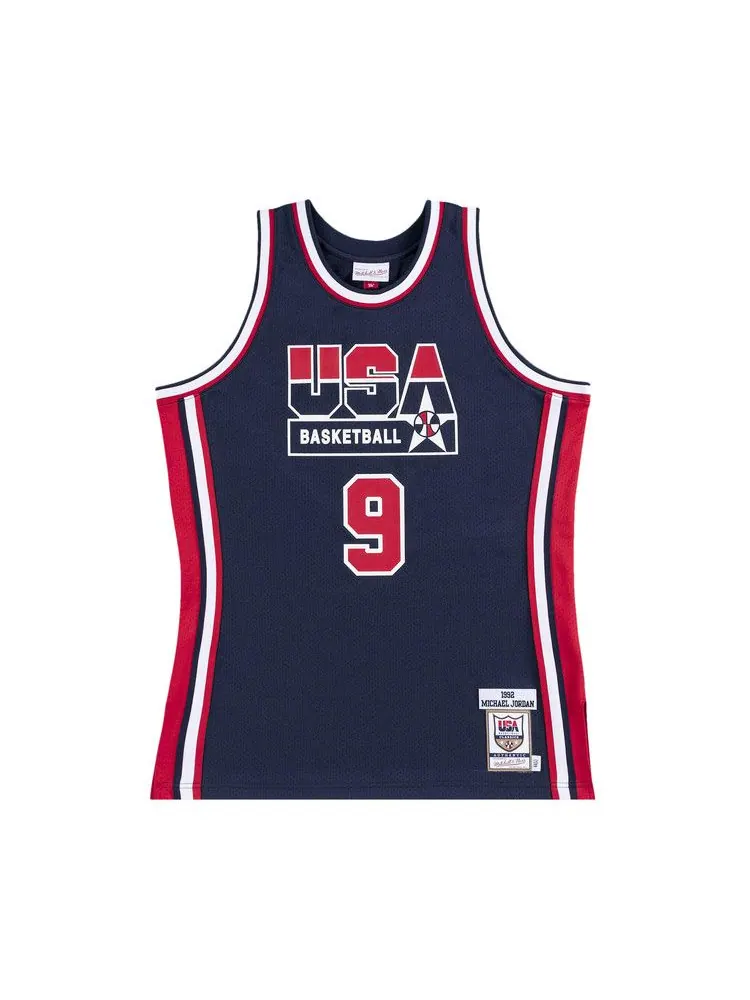 Джерси Mitchell & Ness Team Michael Jordan USA Jersey — изображение 1 из 2, синий