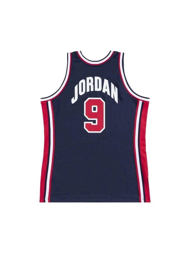Джерси Mitchell & Ness Team Michael Jordan USA Jersey — изображение 2 из 2, синий