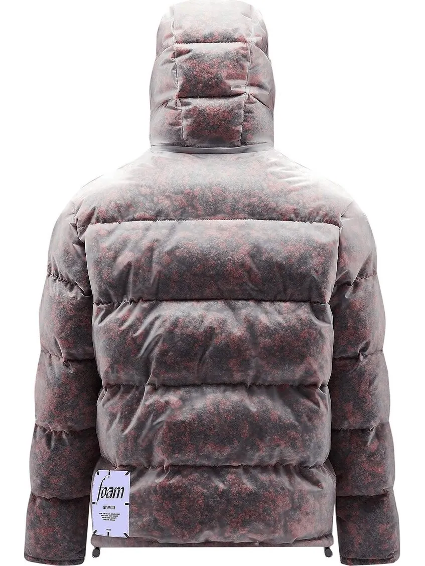Пуховик MCQ Eco Fill Puffer 'Optic White/Multicolor' — изображение 2 из 4, белый