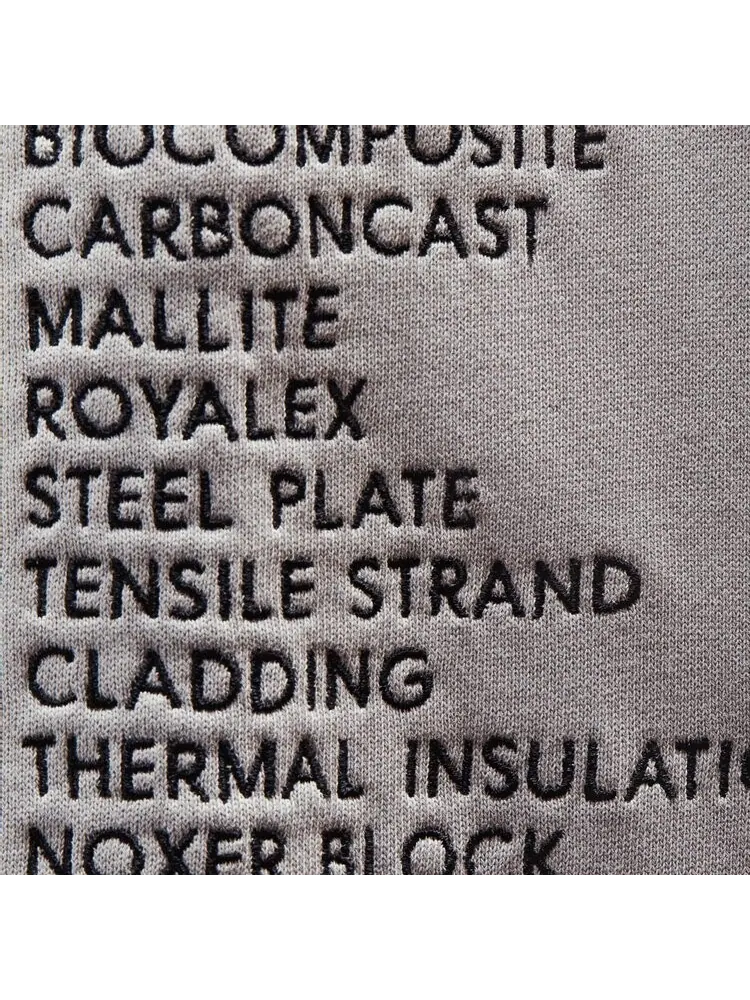 Худи MCQ Origin Hoodie 'Concrete Grey' — изображение 3 из 4, серый