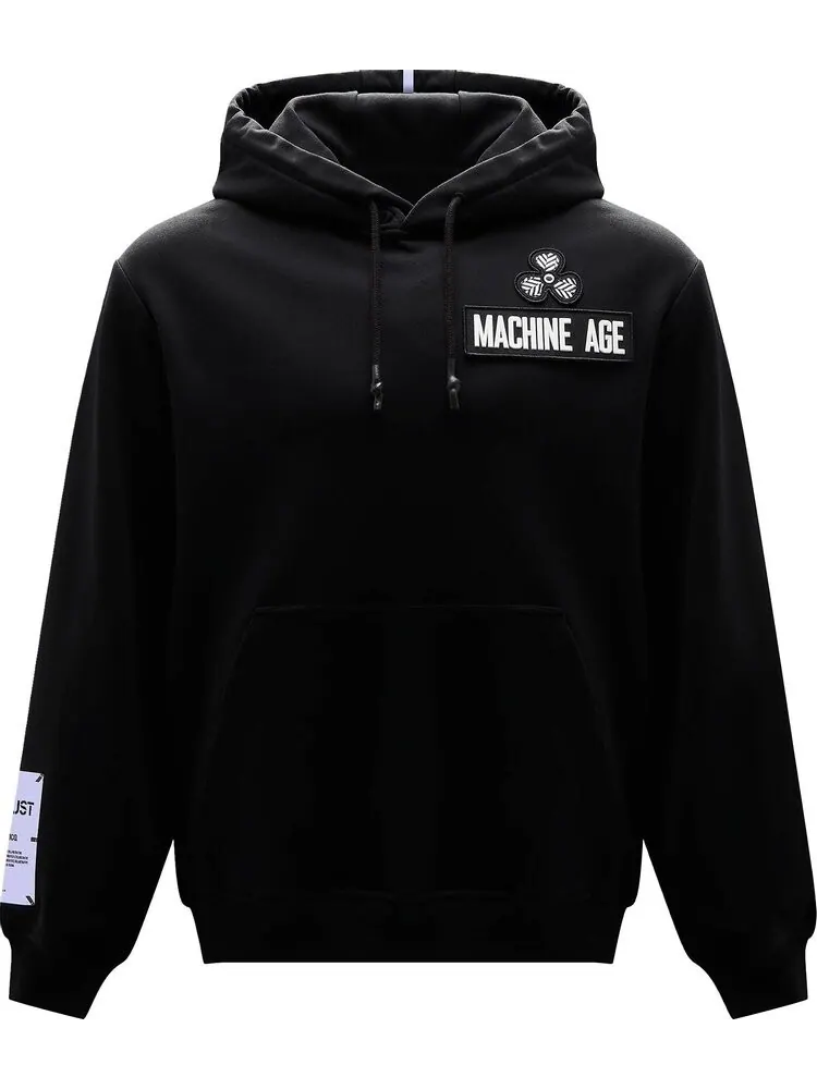 Худи MCQ Patch Hoodie 'Black' — изображение 1 из 3, черный