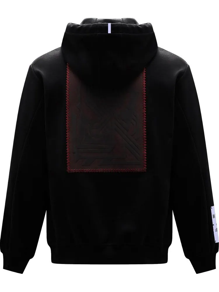 Худи MCQ Patch Hoodie 'Black' — изображение 2 из 3, черный