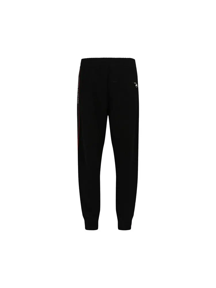 Джоггеры Alexander McQueen Logo Tape Joggers 'Black' — изображение 2 из 2, черный