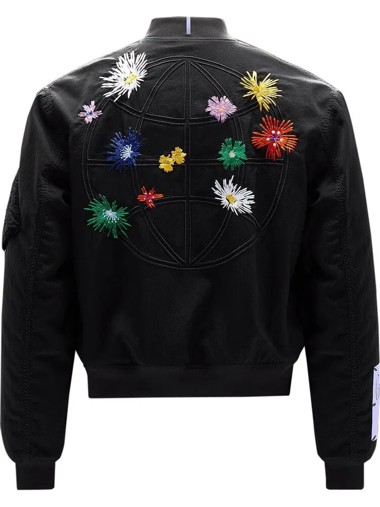 Куртка MCQ Athena Bomber 'Darkest Black' — изображение 2 из 4, черный
