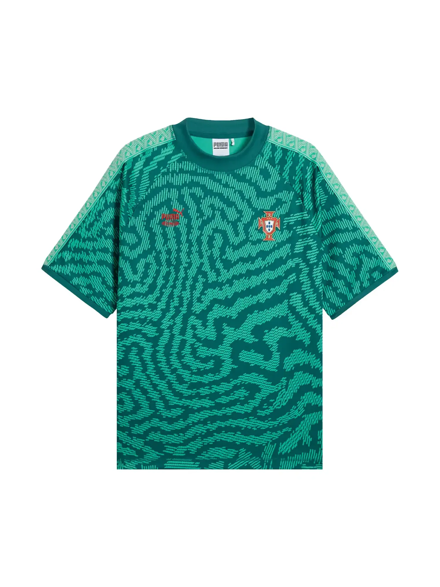 Футболка Puma x FPF x Salehe Bembury King Jersey — изображение 1 из 2, зеленый