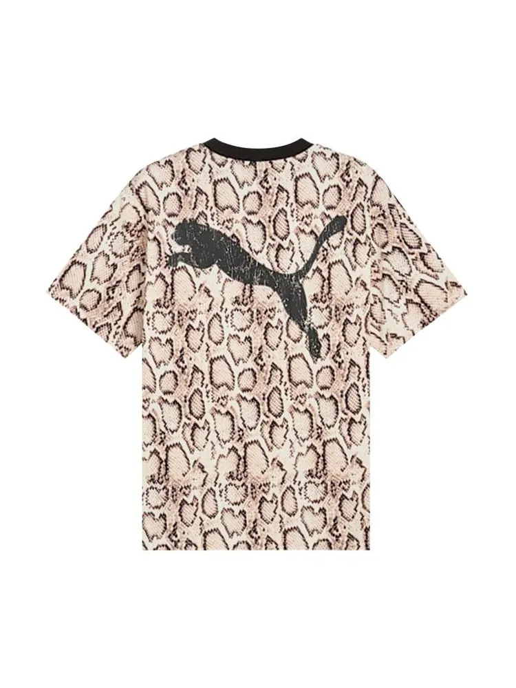 Футболка Puma x A$AP ROCKY Snakeskin Tee — изображение 2 из 2, слоновая кость