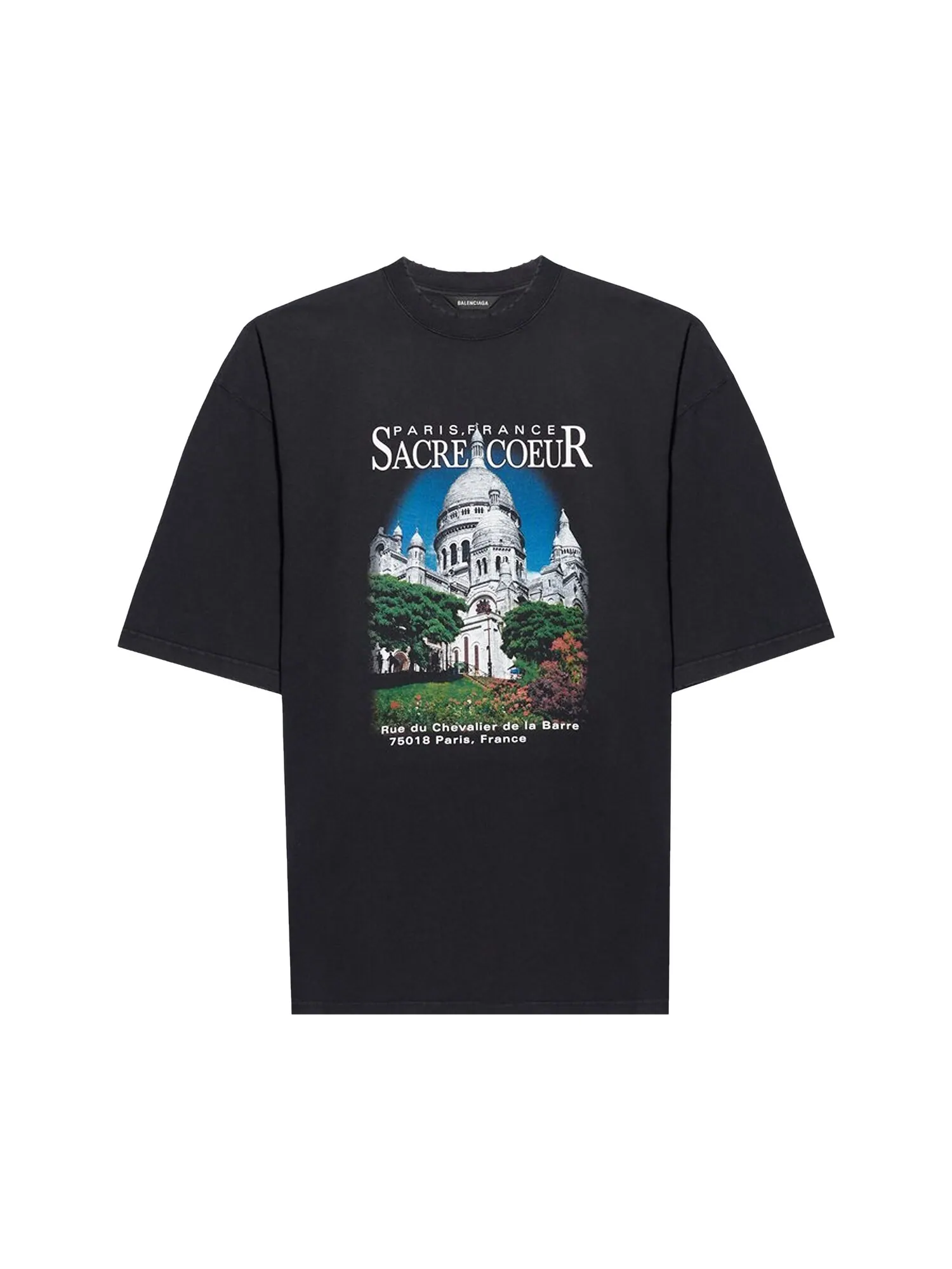 Футболка Balenciaga Sacré Cœur с принтом