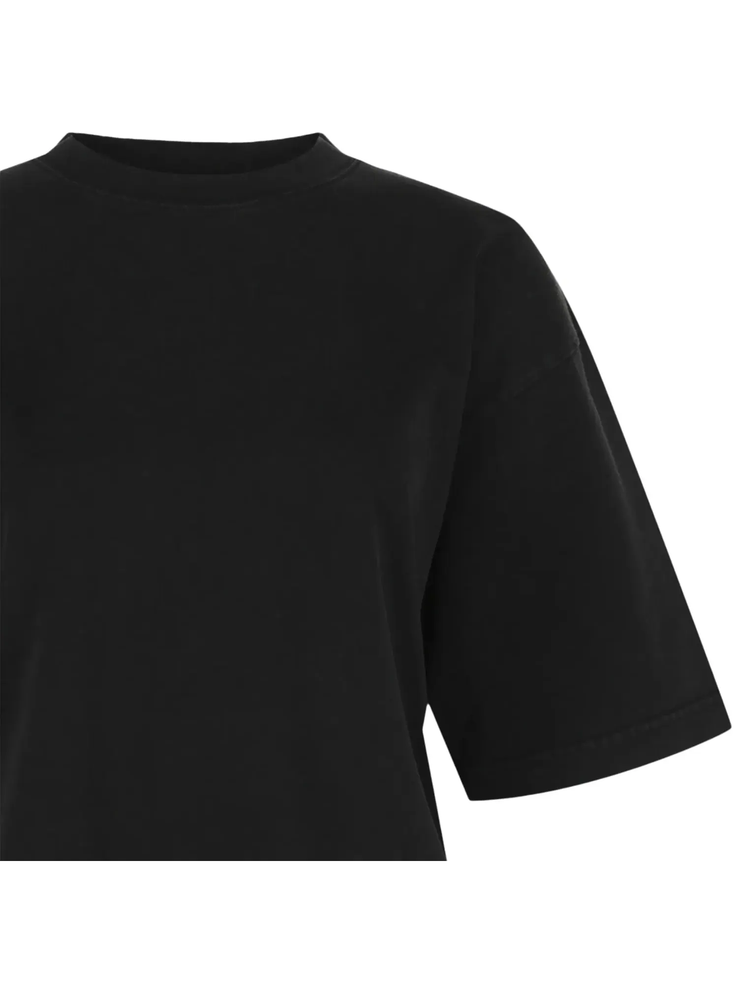 Футболка Balenciaga Medium Fit с логотипом — изображение 3 из 3, черный/серебристый