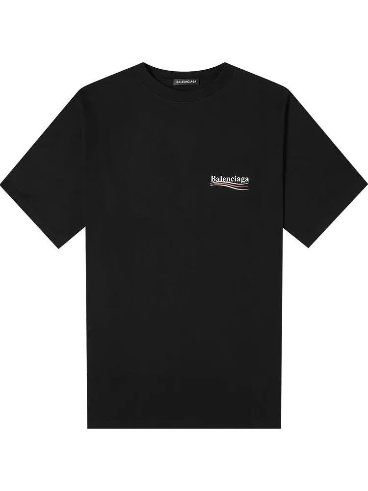 Футболка Balenciaga Political Campaign хлопковая с логотипом