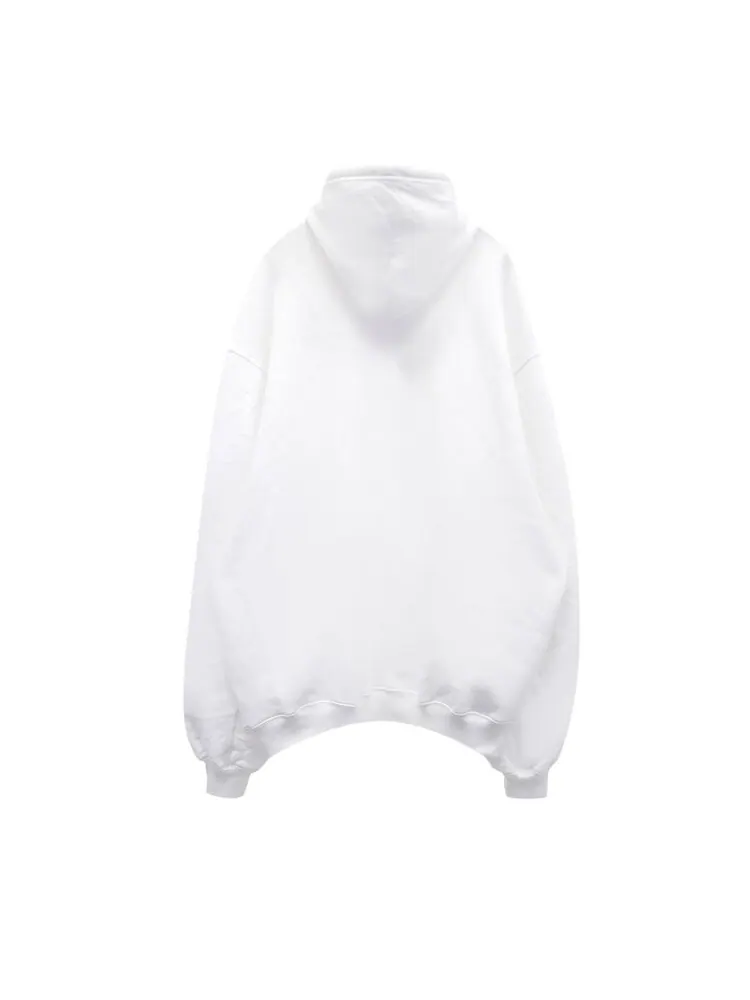 Худи Balenciaga Languages Sport Hoodie 'White' — изображение 2 из 2, белый