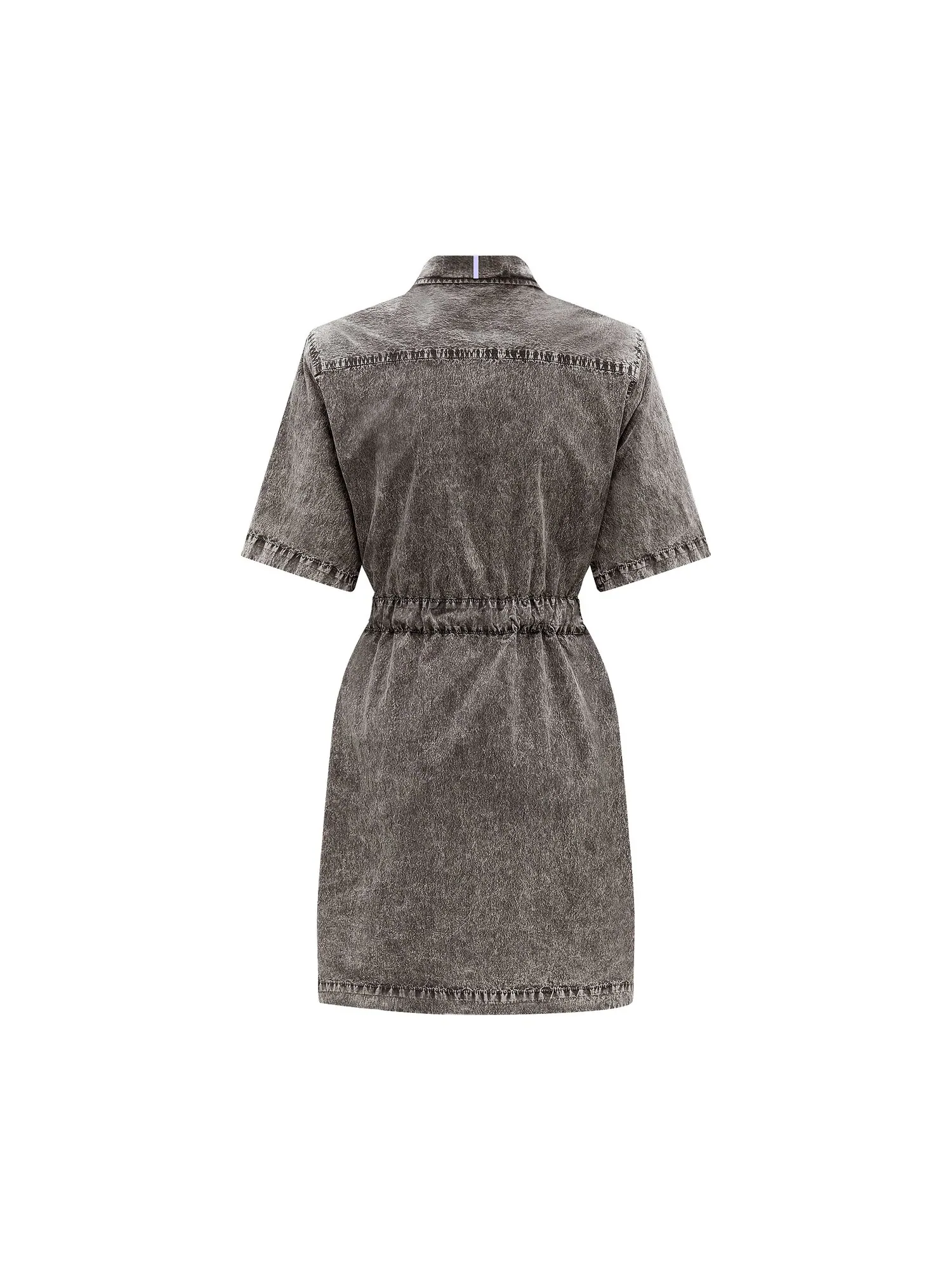 Платье с пряжкой MCQ Washed Slate — изображение 2 из 4, серый