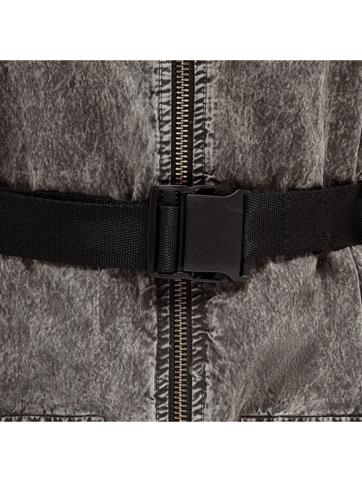 Платье с пряжкой MCQ Washed Slate — изображение 3 из 4, серый