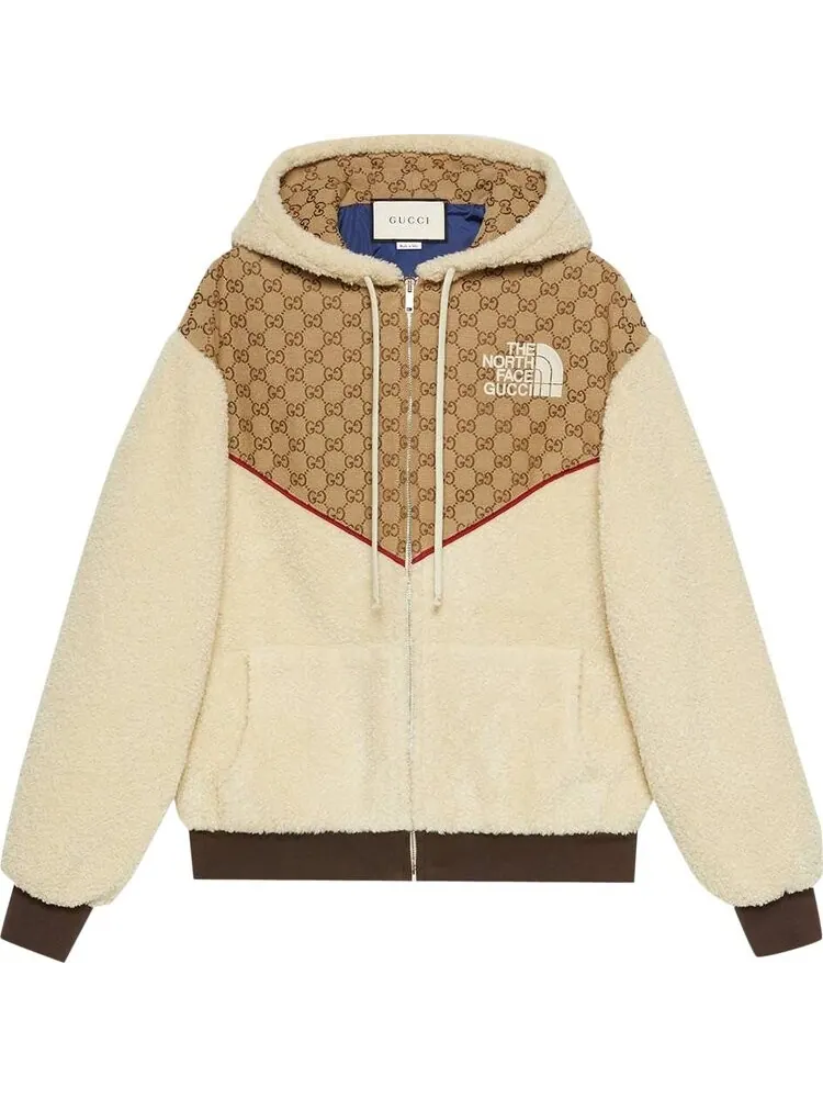 Куртка The North Face x Gucci GG Canvas Shearling, коллаборация