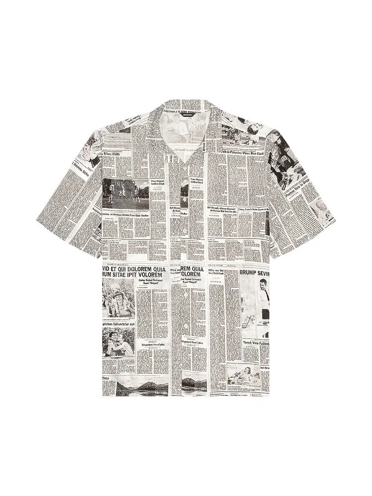 Рубашка Balenciaga Sports Shirt 'White/Black'