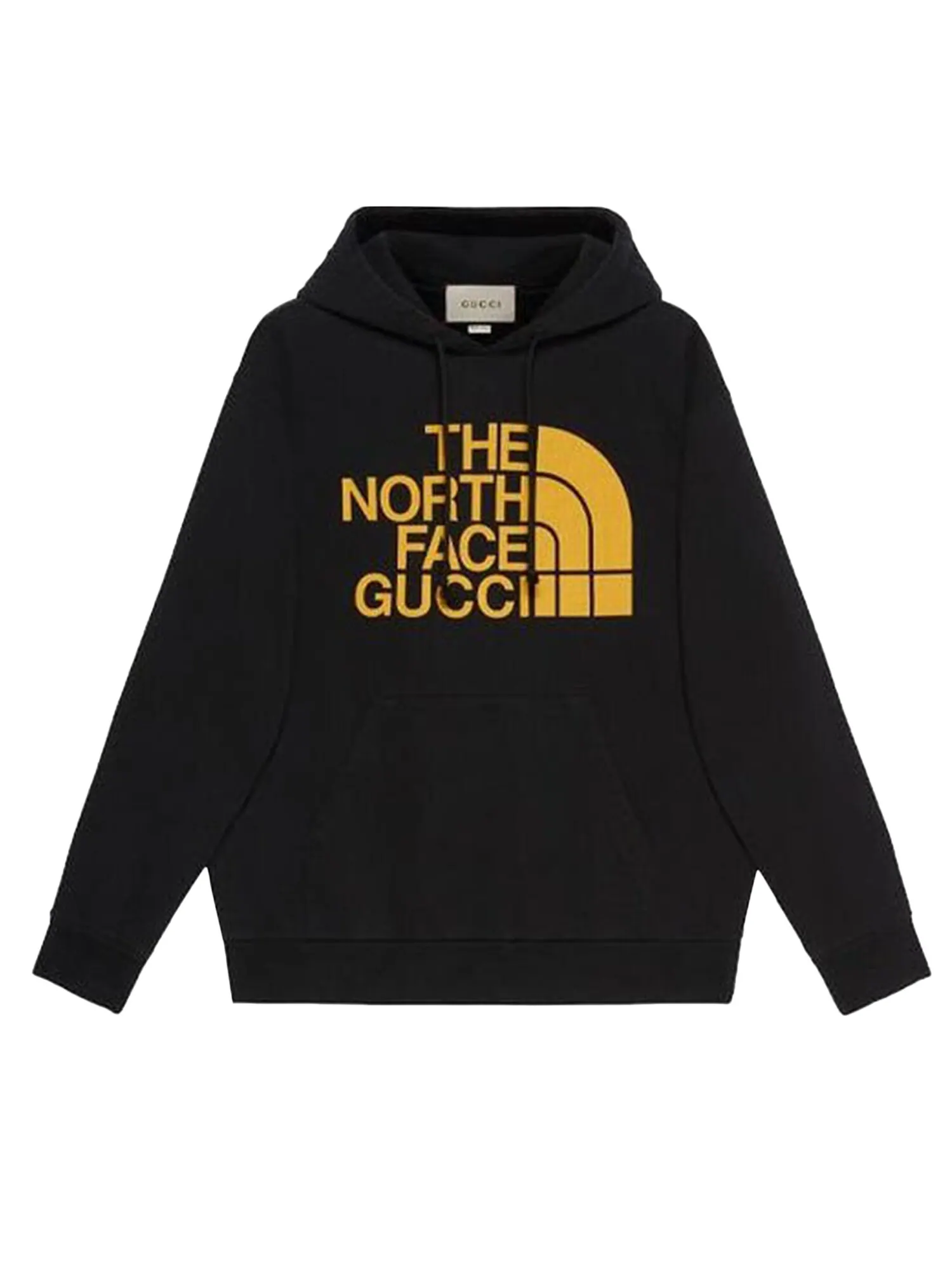 Худи Gucci x The North Face Web, с принтом — изображение 1 из 1, черный